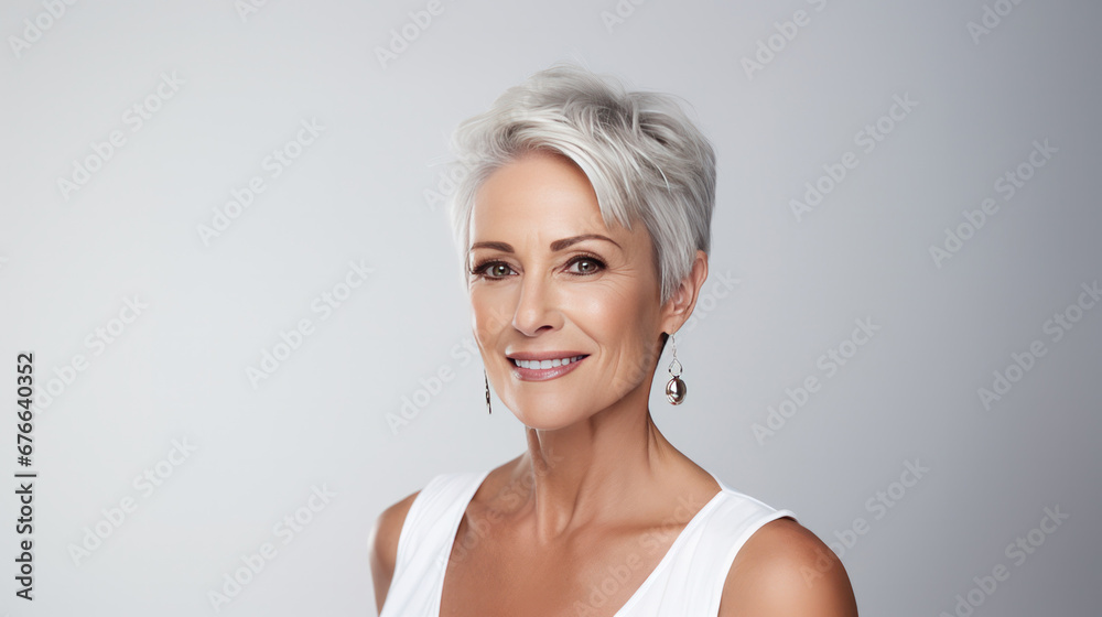 portrait of a mature woman portrait of a mature woman