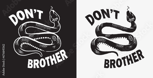 scaly snake streetwear t-shirt design with a white pattern. dangerous poisonous snake