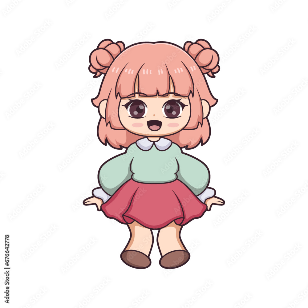 Chibi Anime Character Design Illustration Chibi Anime Character Design Illustration