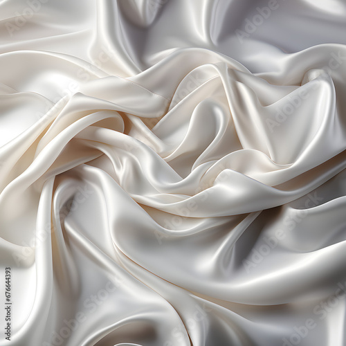 white satin fabric background