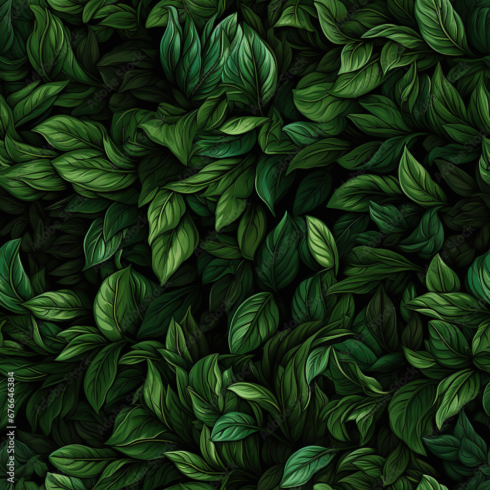 Trees greenery forest cartoon repeat pattern Trees greenery forest cartoon repeat pattern