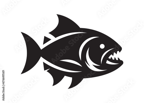Piranha Fish Vector