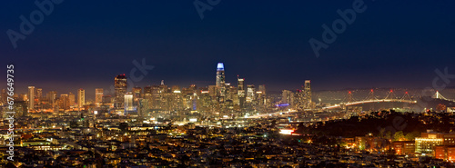 city at night San Francisco