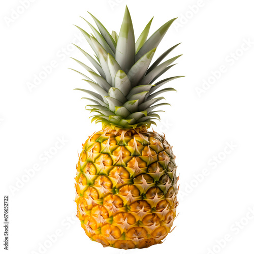 a pineapple on a transparent background