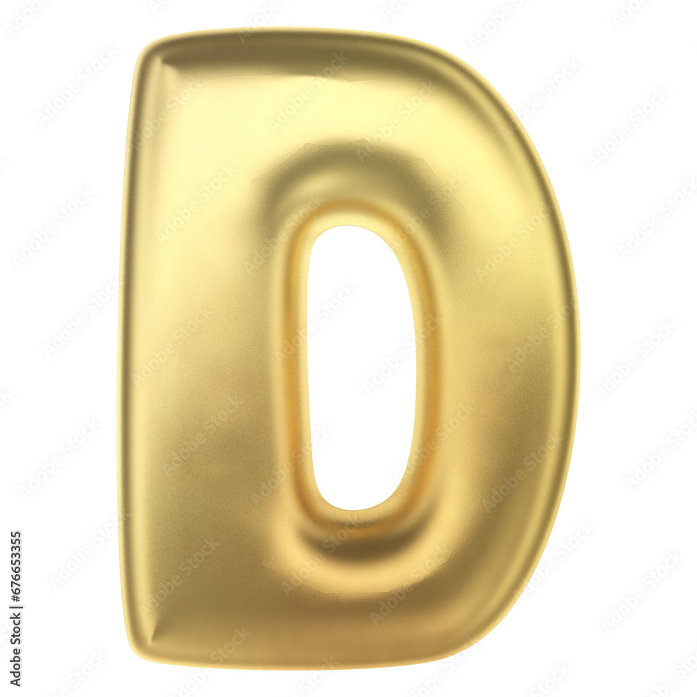 E Font Gold 3D Render E Font Gold 3D Render