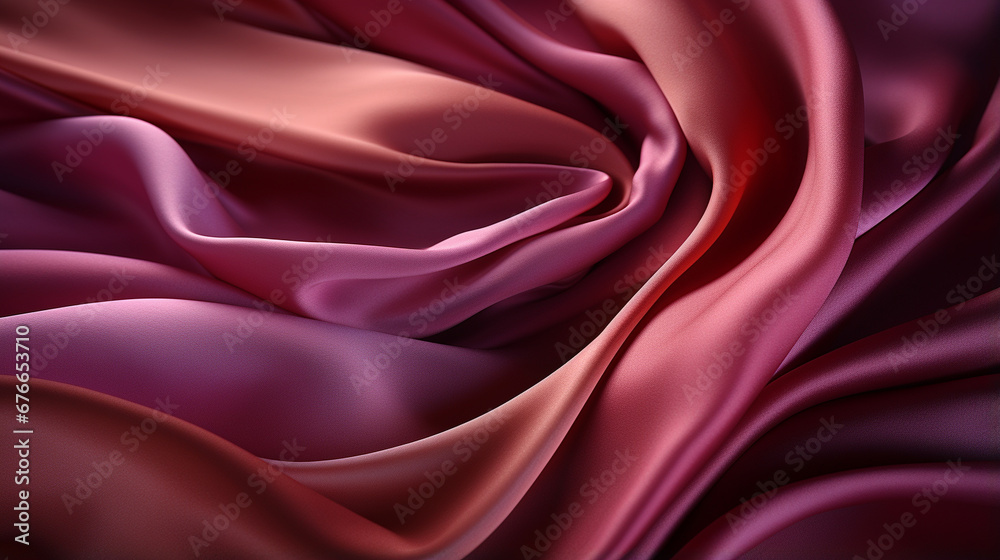 Obraz premium red satin background HD 8K wallpaper Stock Photographic Image 