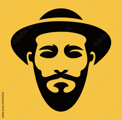 Vector image of a Human like face