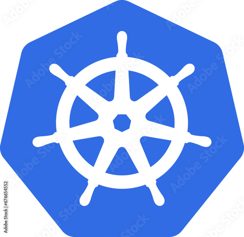 Kubernetes Logo Sticker: Show Your Love for Container Orchestration photo
