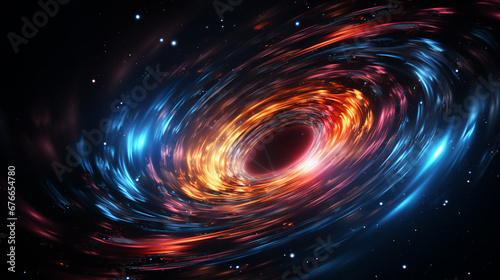 red and blue spiral HD 8K wallpaper Stock Photographic Image 
