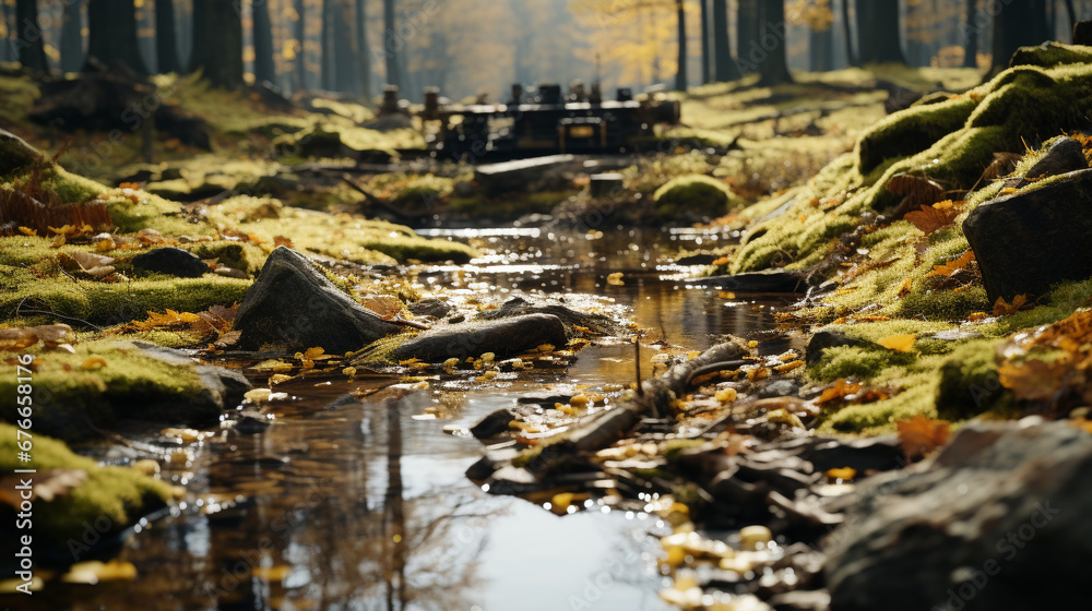 waterfall in autumn HD 8K wallpaper Stock Photographic Image waterfall in autumn HD 8K wallpaper Stock Photographic Image