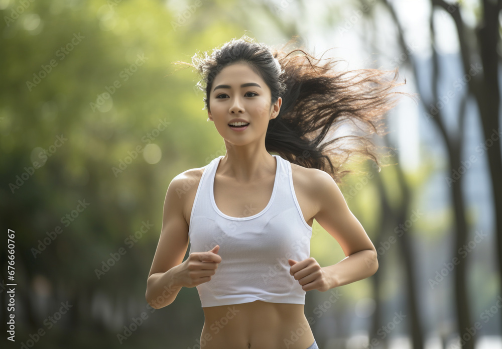 Fototapeta premium ランニング