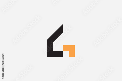 Letter G house logo design illustration vector template