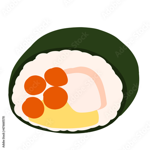 Bibimbab Korean Cuisine Illustration