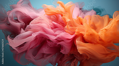 pink and yellow flower HD 8K wallpaper Stock Photographic Image 