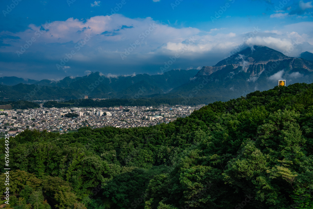 Fototapeta premium Chichibu city(秩父市)