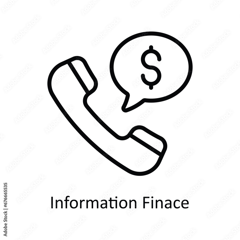 information finance vector outline Icon Design illustration. Business And Management Symbol on White background EPS 10 File information finance vector outline Icon Design illustration. Business And Management Symbol on White background EPS 10 File