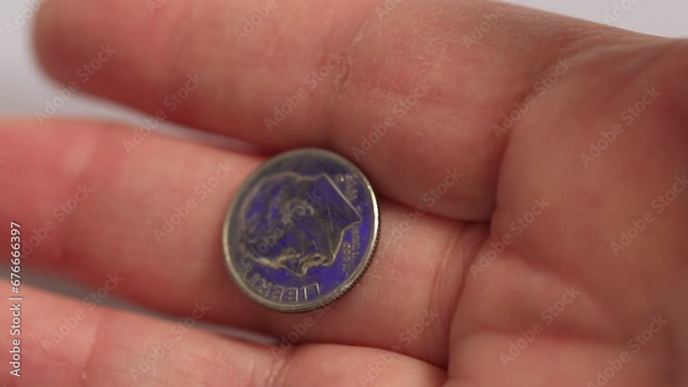 アメリカの10セントコイン