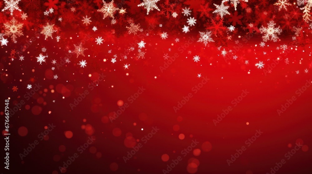 Christmas pine frame for adding Merry Christmas letters. Red background with empty space in the middle. Christmas pine frame for adding Merry Christmas letters. Red background with empty space in the middle.