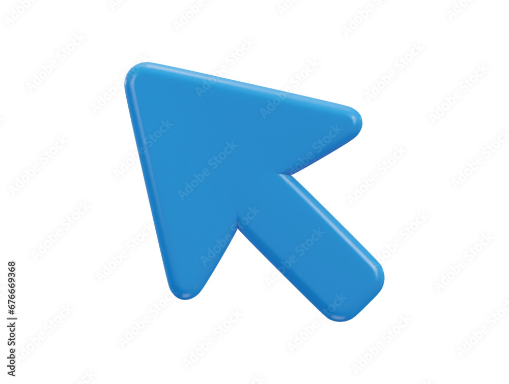 3d mouse cursor icon vector illustration 3d mouse cursor icon vector illustration