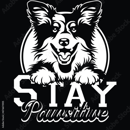 Shetland Sheepdog illustration of a dog