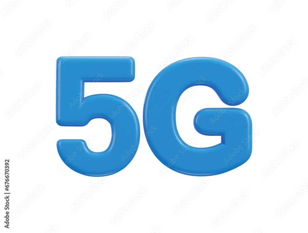 5g network wireless communication technology and internet network concept 3d icon 5g network wireless communication technology and internet network concept 3d icon