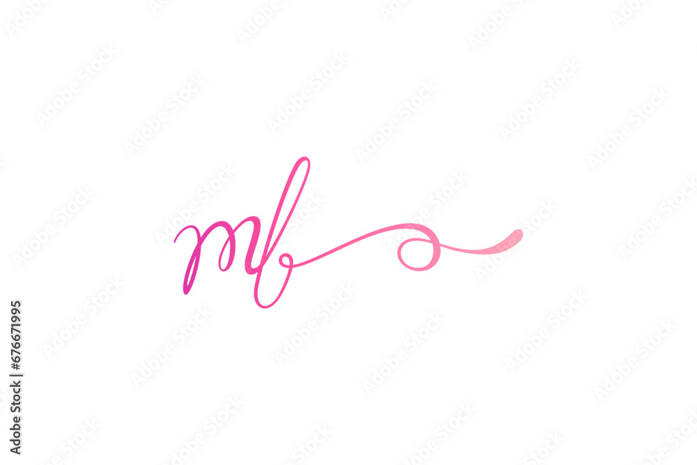 MB logo monogram design suitable for emblem text or letters for the fashion, beauty and jewelry industry, wedding invitations, social