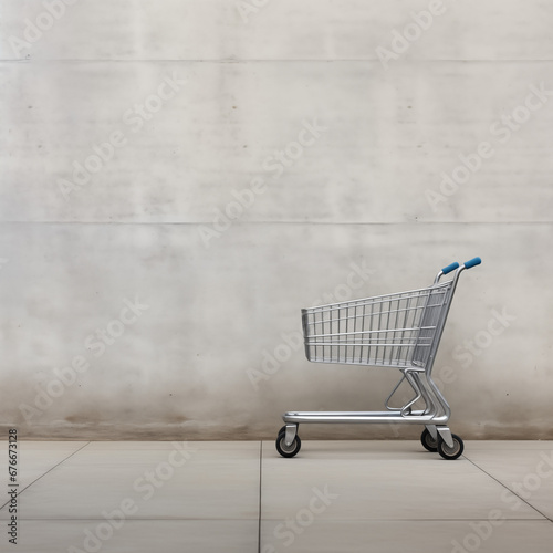 shopping cart on the street © ARM