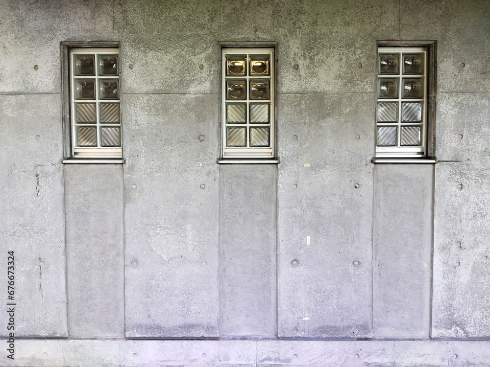 Old door in a wall 