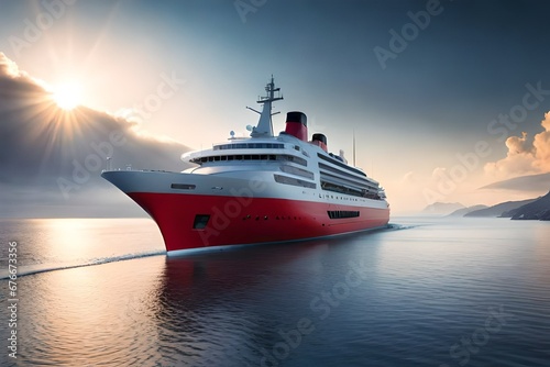 cruise ship in the sea © muhammad