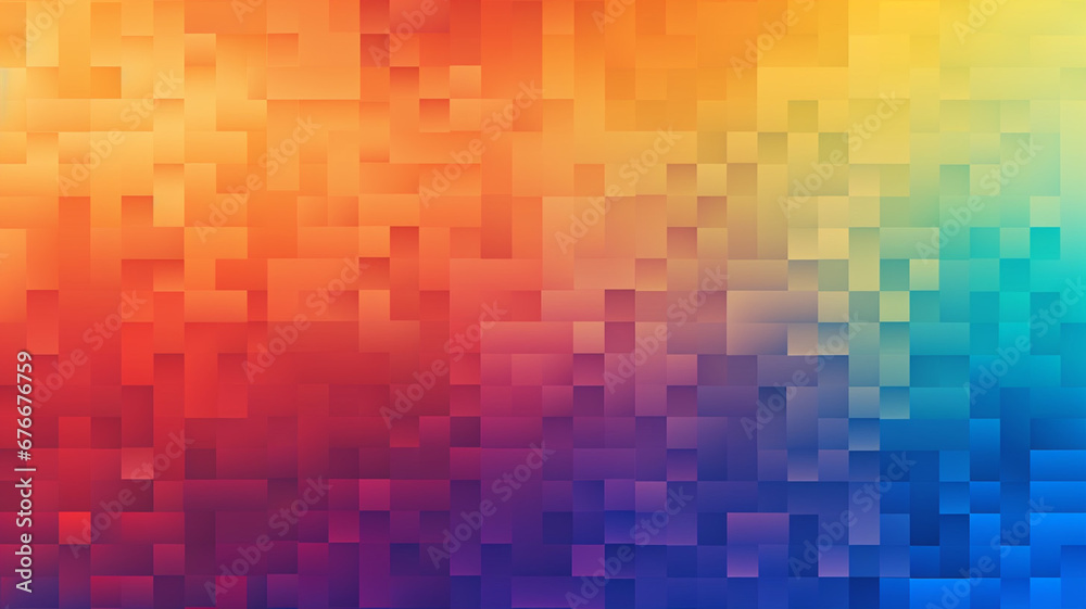Amazing Perfect Pixel Art Gradient Color Dithering Background