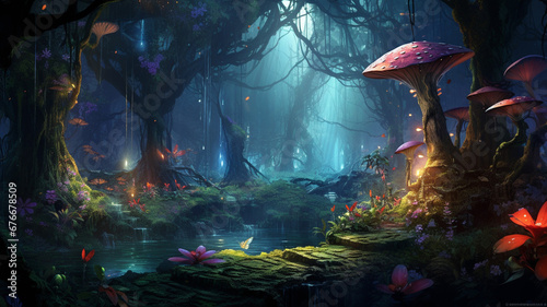 Beautiful Fairy Forest