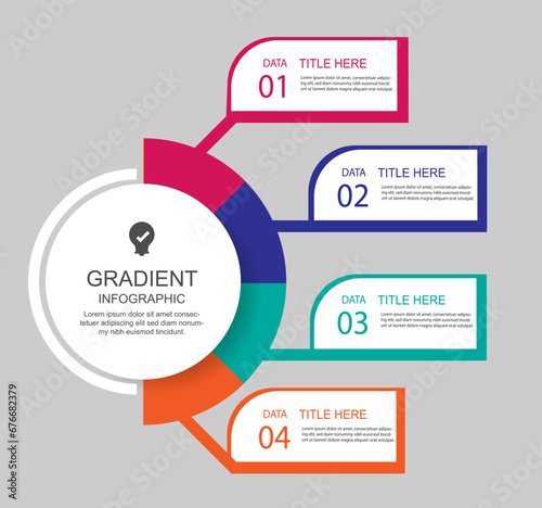 Timeline infographics design vector and marketing icons can be used for workflow layout, diagram, annual report, web design. Business concept with 4 options, steps, or processes.