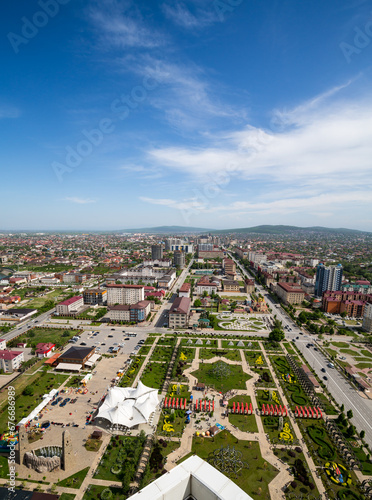 Panoramic view of Grozny