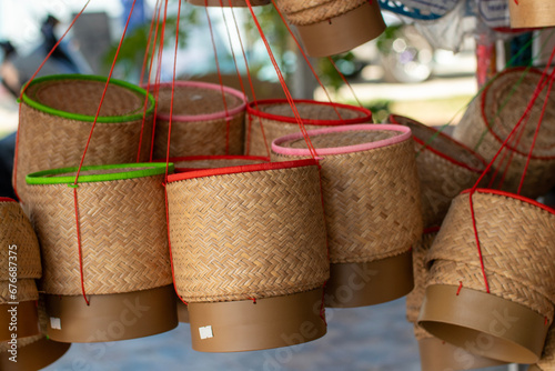 Sticky rice equipment Products from natural bamboo for a better environment