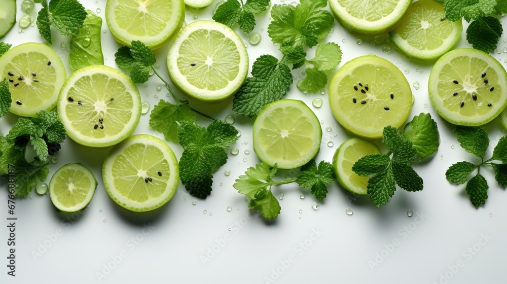 Winter Melon Slice Isolated On White, Desktop Wallpaper Backgrounds