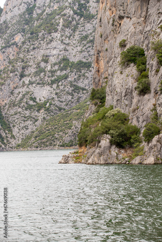 Vezirkopru canyon. Touristic canyon located on the Kızılırmak river. Also known as Sahinkaya Canyon photo