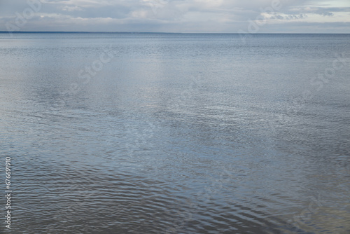 Baltic sea coast in autumn time.