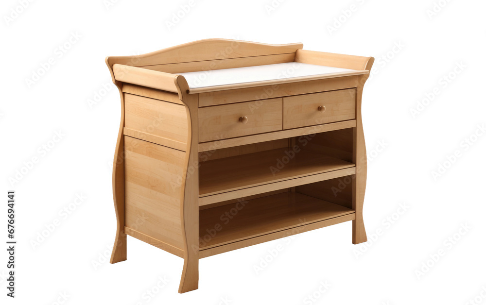 Realistic Changing Table Imagery on a Clear Surface or PNG Transparent Background. Realistic Changing Table Imagery on a Clear Surface or PNG Transparent Background.