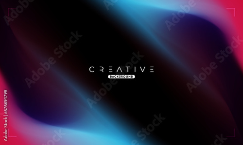 Abstract liquid gradient Background. Black, Red and Blue Fluid Color Gradient. Design Template For ads, Banner, Poster, Cover, Web, Brochure, Wallpaper, and flyer. Vector.