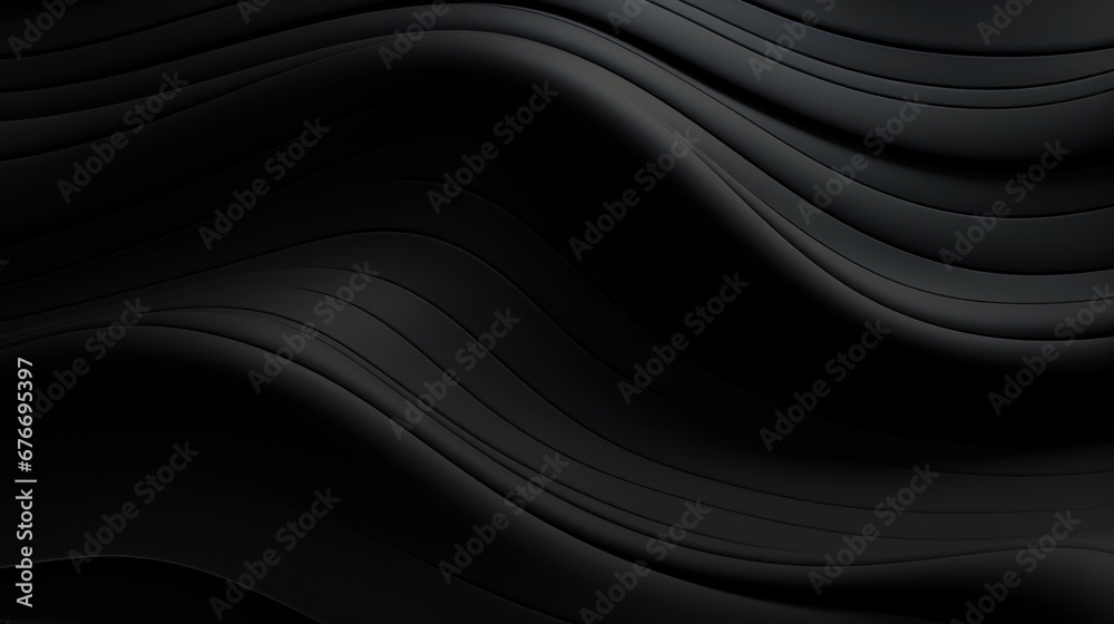 Black abstract background design Modern wavy line pattern in monochrome colors. Premium textured fabric for banners, business backdrops. Black abstract background design Modern wavy line pattern in monochrome colors. Premium textured fabric for banners, business backdrops.