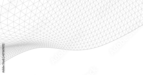 abstract geometric surface wave 3d