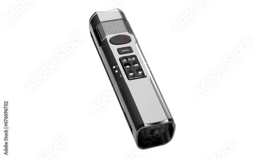 High Quality Audio Recording on a Clear Surface or PNG Transparent Background.