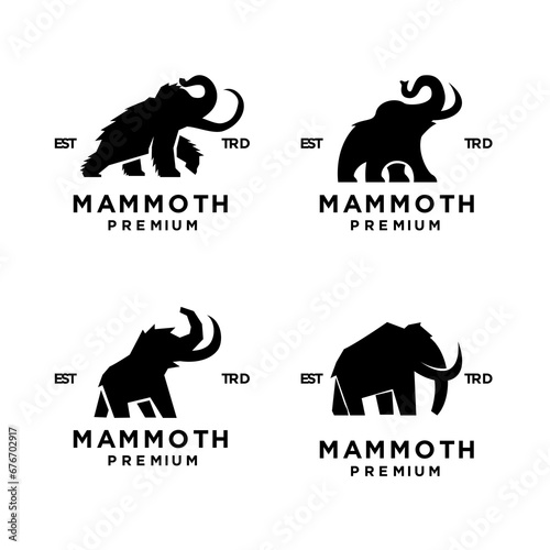 Mammoth logo icon design icon illustration photo