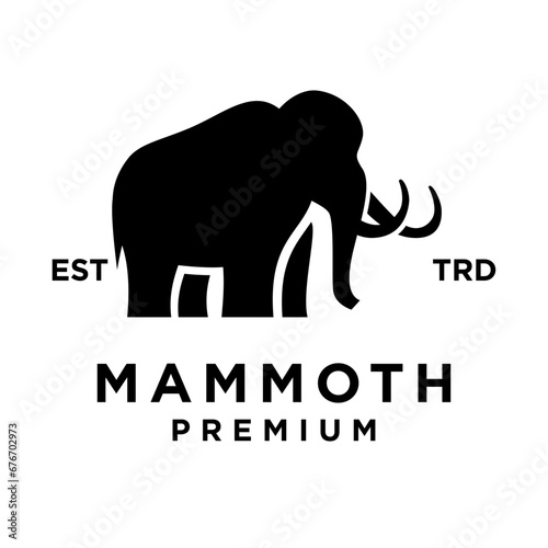 Mammoth logo icon design icon illustration