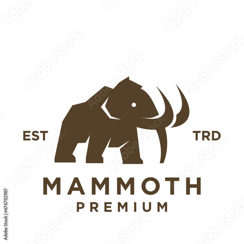 Mammoth logo icon design icon illustration