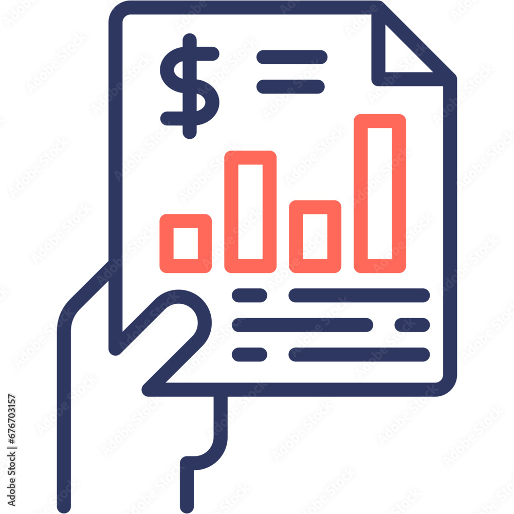 Business Report Icon Business Report Icon