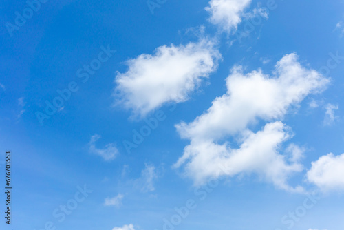 blue sky with clouds