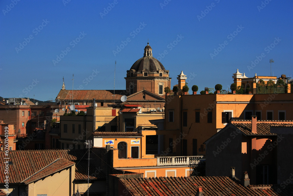 Rome, Italy. Typical urban landscape of the old city.