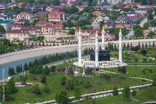 Top view of Grozny City, Chechnya © gumbao