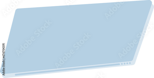 Abstract Shape Lower Third Vector